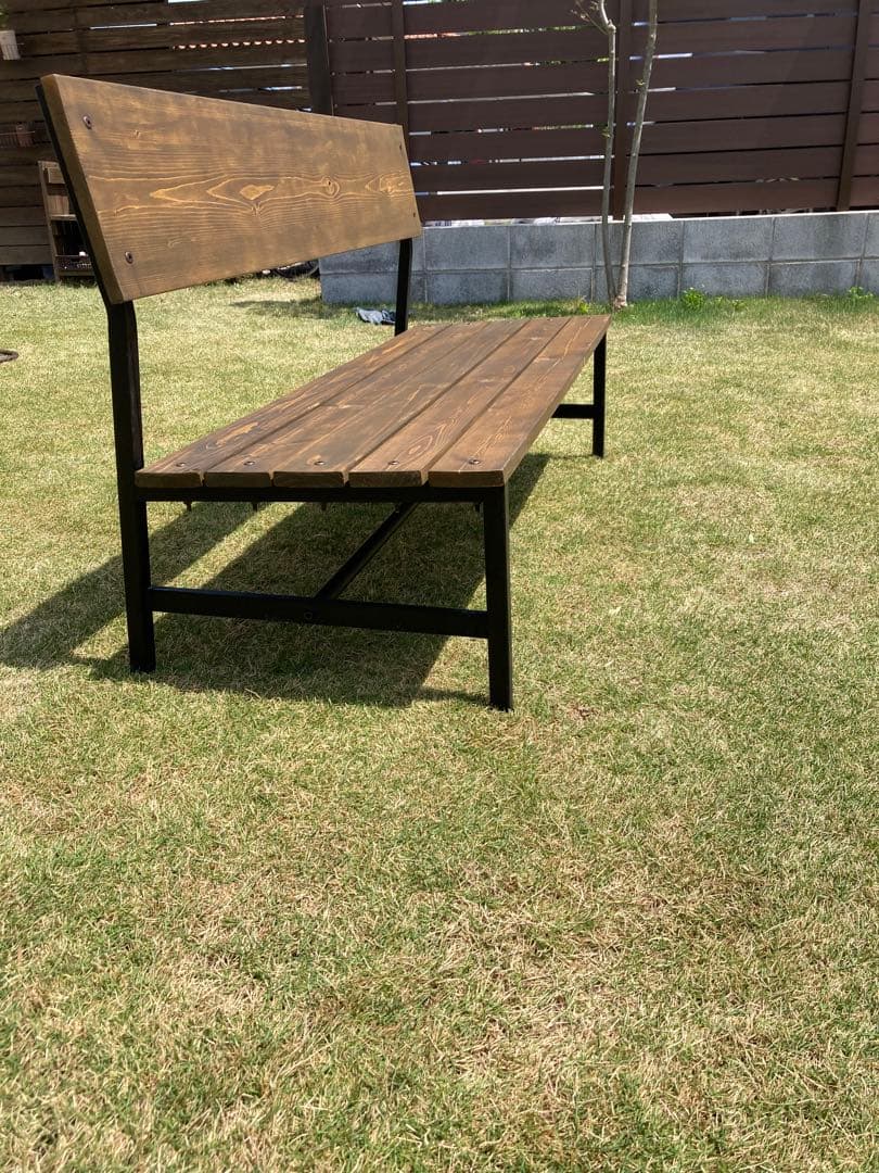 ガーデンベンチ　レトロ　カフェ　アイアン