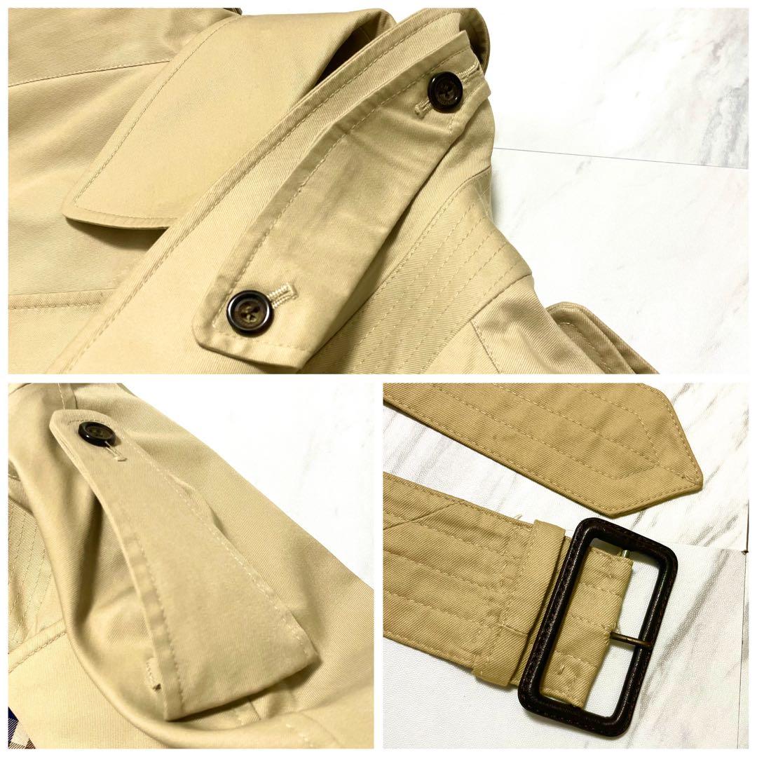 美品 XL相当⭐️アクアスキュータム トレンチコート ベージュ 英国製