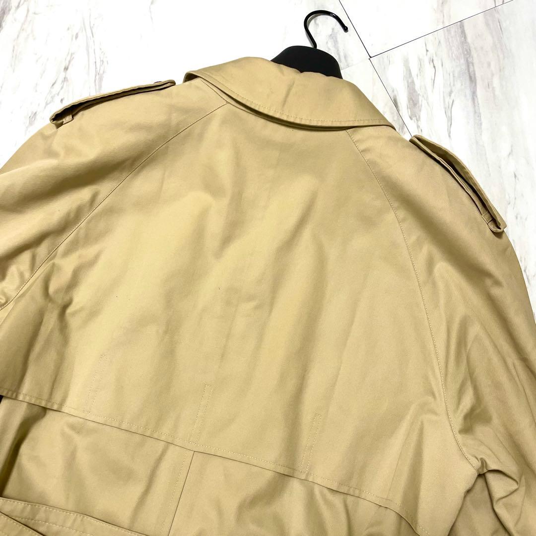 美品 XL相当⭐️アクアスキュータム トレンチコート ベージュ 英国製