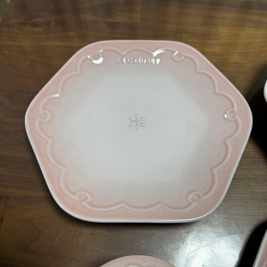 ル・クルーゼ　スノーリング　シェルピンク　4点セット