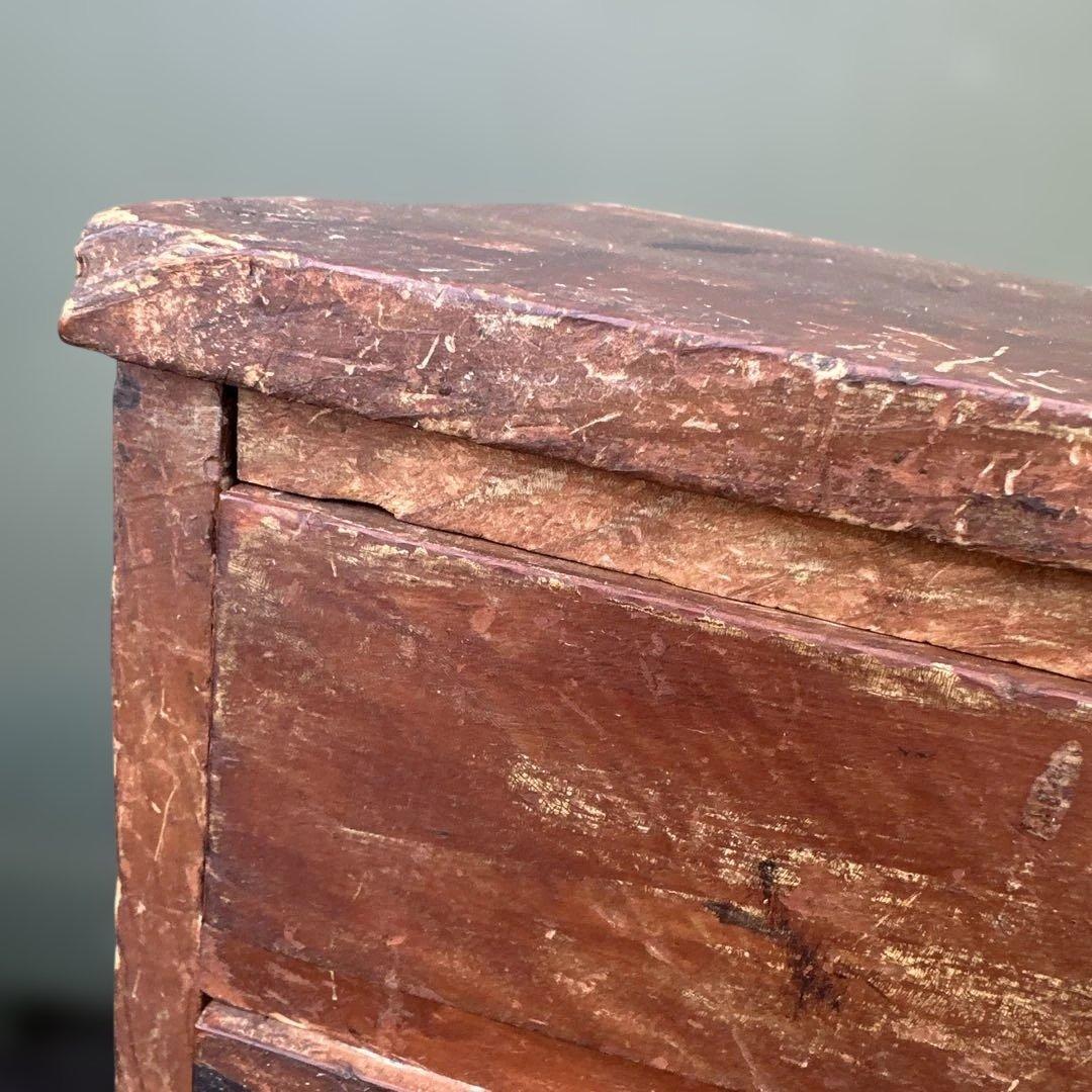 最終お値下げ❣️ヴィンテージ　味ありすぎな木製5段小物　小引き出し　収納