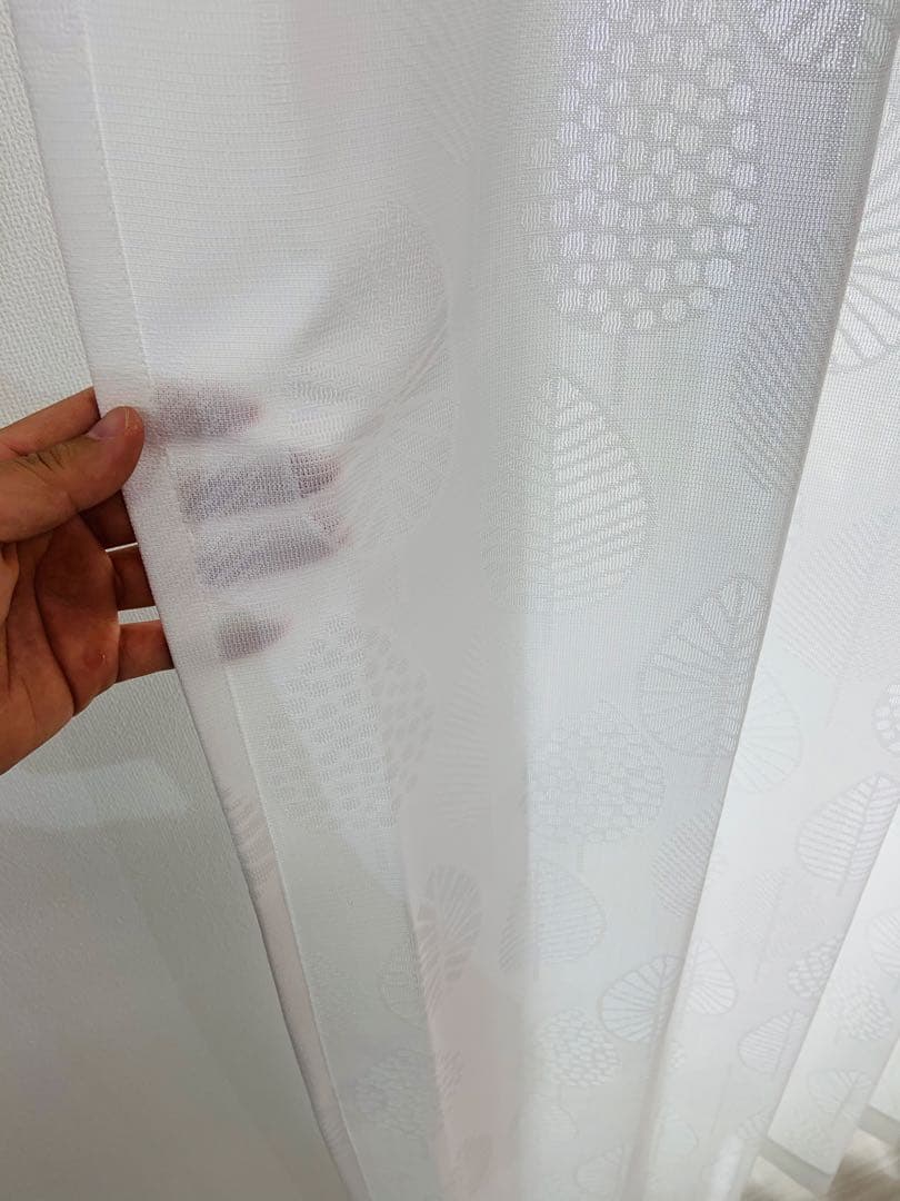 ayakaino　1級遮光防炎　4枚　カフェ　2枚　レース　4枚