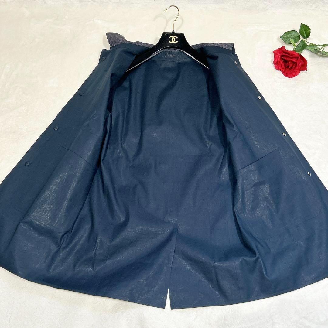 未使用✨　ヘルノ　herno ステンカラー　コート　リバーシブル　ゴム引き 48