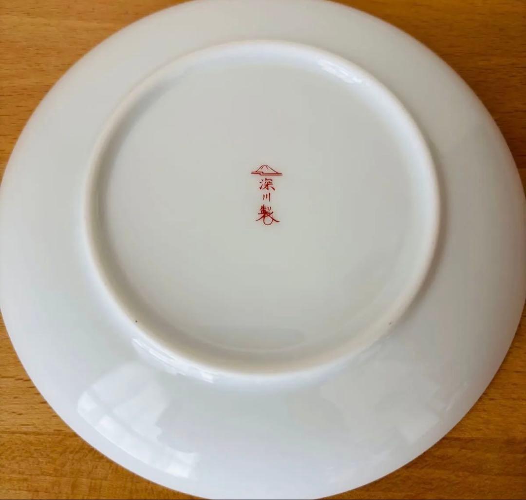 深川製磁　ブルーチャイナ 小皿 中皿 取り皿 5枚セット