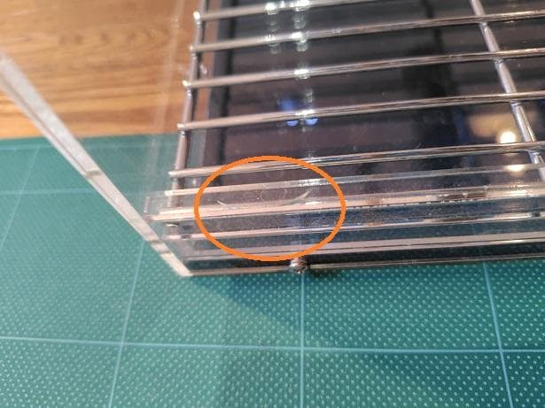 アクリル製キャリーケース L　大型インコ、オウム　バードモア