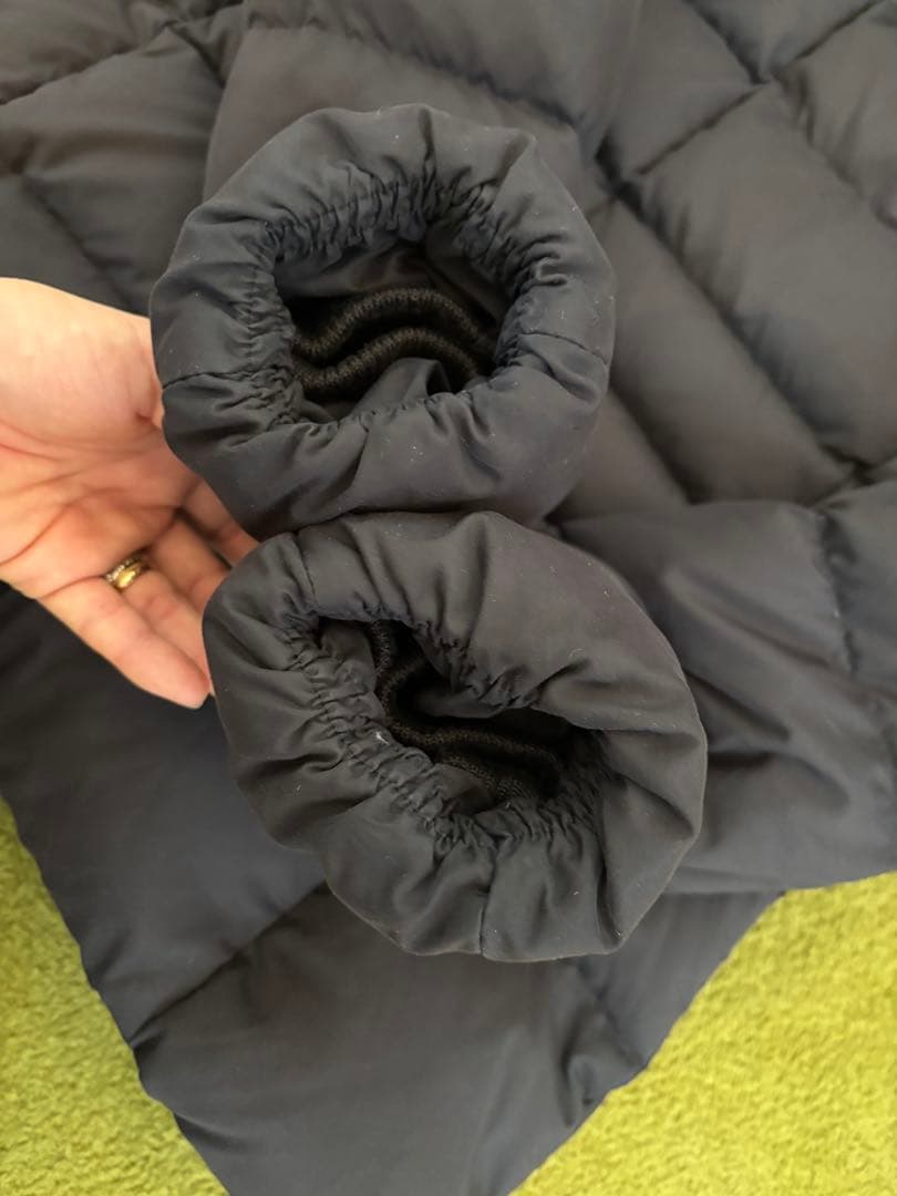 INDIVIインディヴィ★ショートダウンジャケット★ブラック40