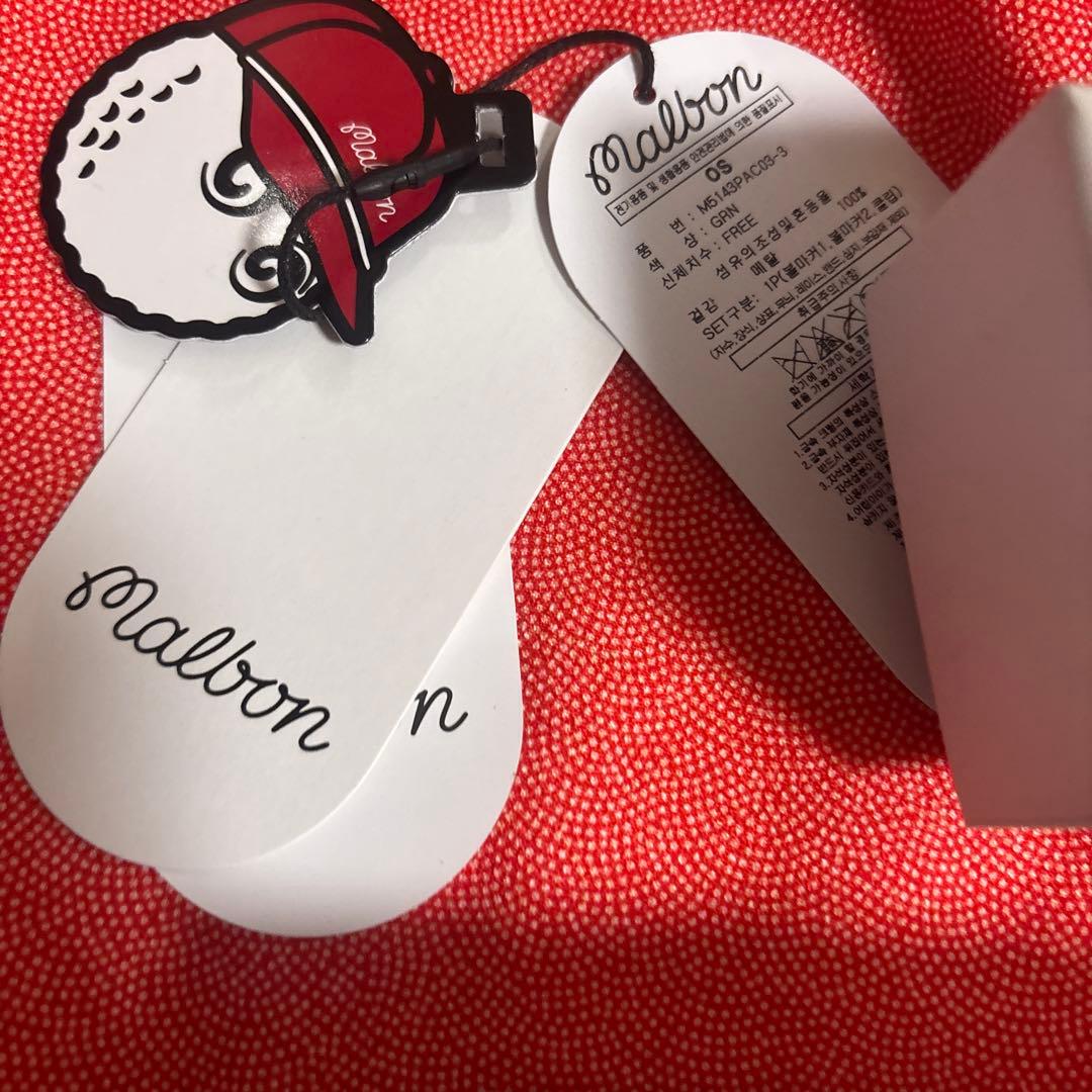 Malbon ゴルフマーカー3個セット