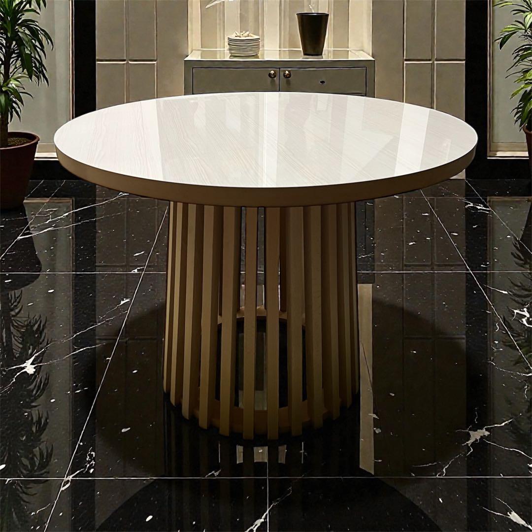 【極美品／送料無料】 高級テーブル 円卓