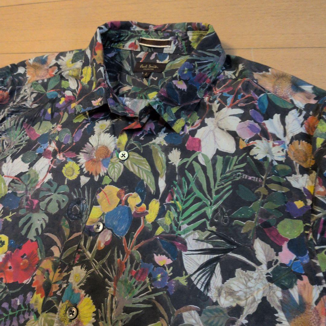 【ロック】Paul Smith collection ボタニカル柄 長袖