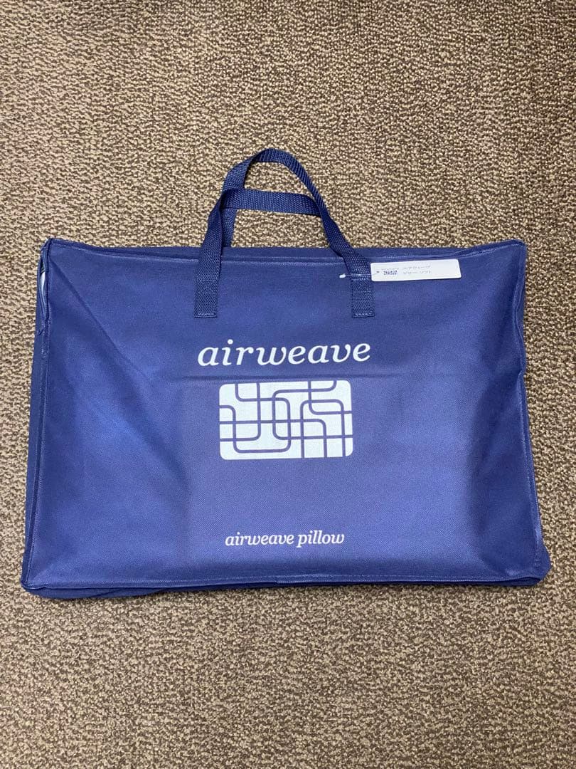 未使用airweave エアウィーヴ ピロー ソフト　※純正枕カバー付き