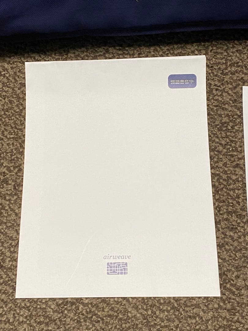 未使用airweave エアウィーヴ ピロー ソフト　※純正枕カバー付き