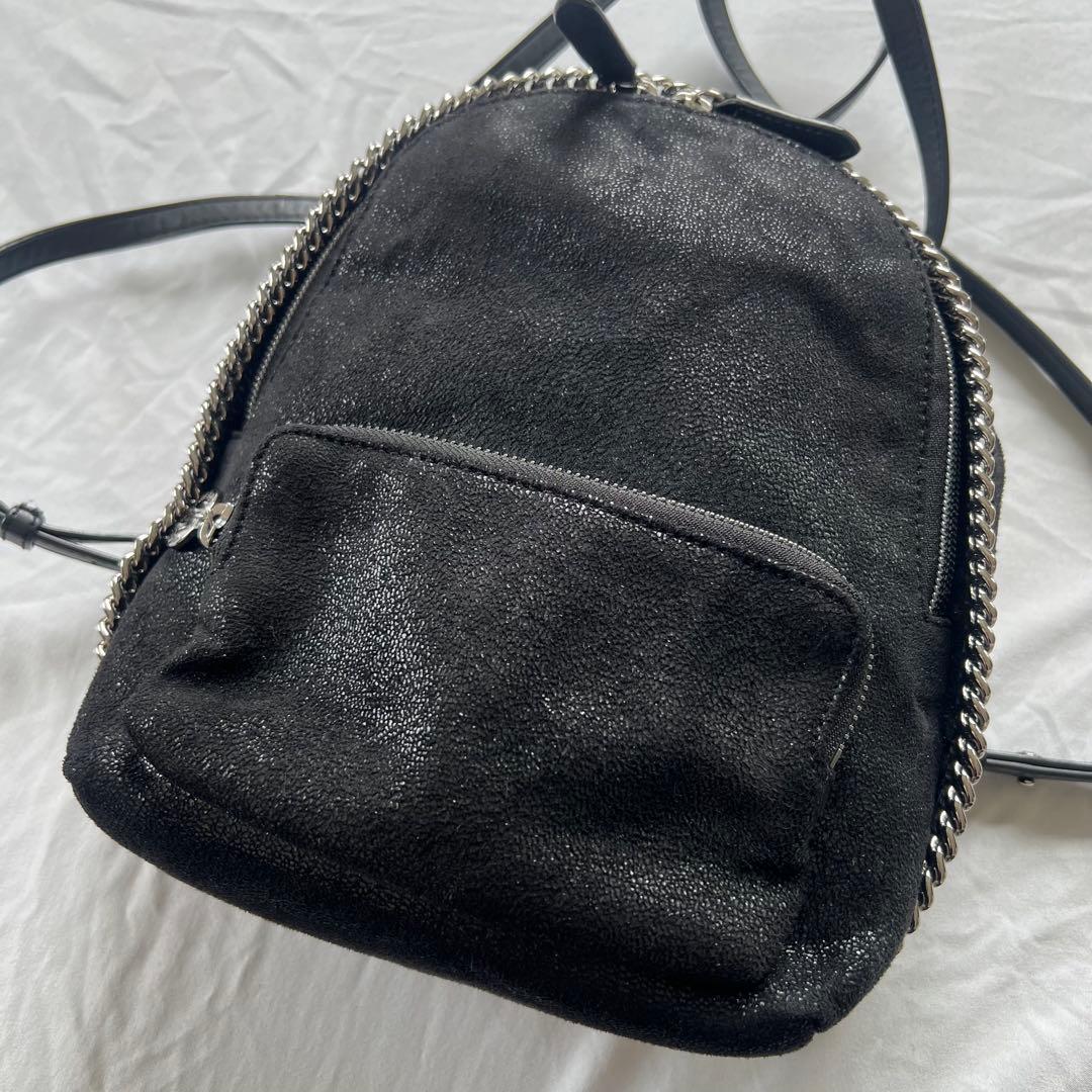 ゆ【Stella McCartney】ファラベラミニバックパック ブラック