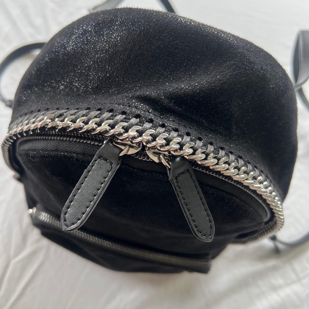 ゆ【Stella McCartney】ファラベラミニバックパック ブラック