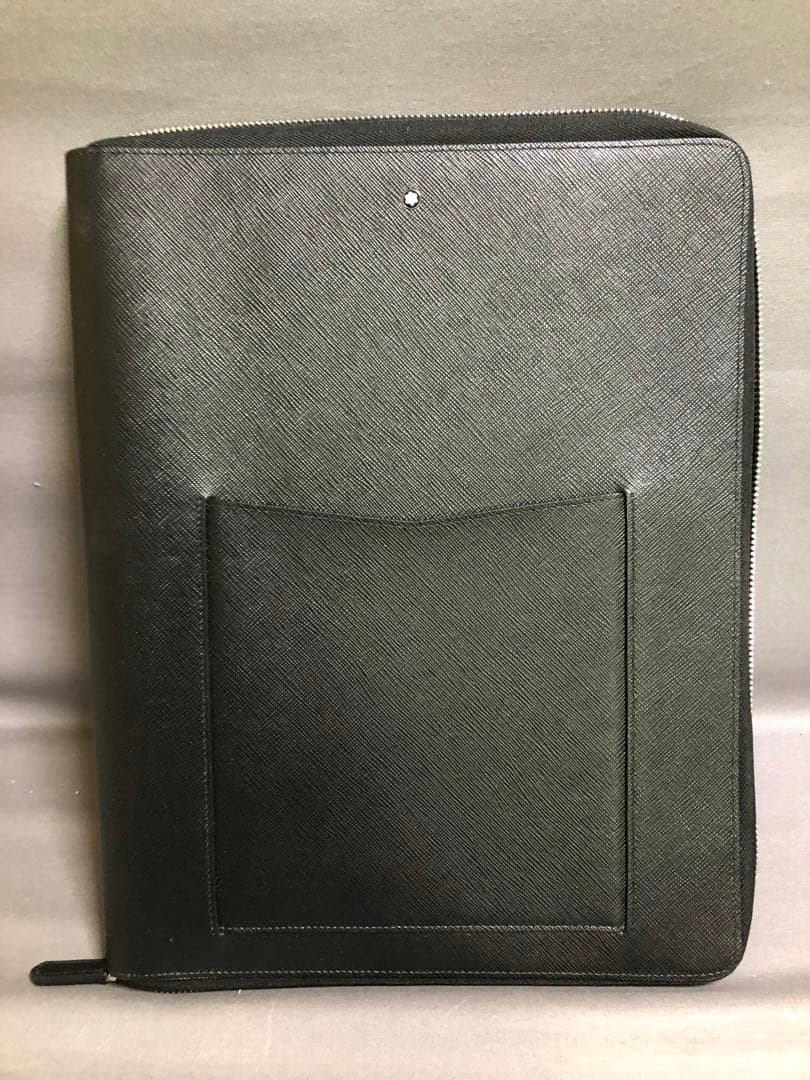 ■【美品】MONTBLANCモンブラン　ノートブックホルダー手帳カバー　用紙付き