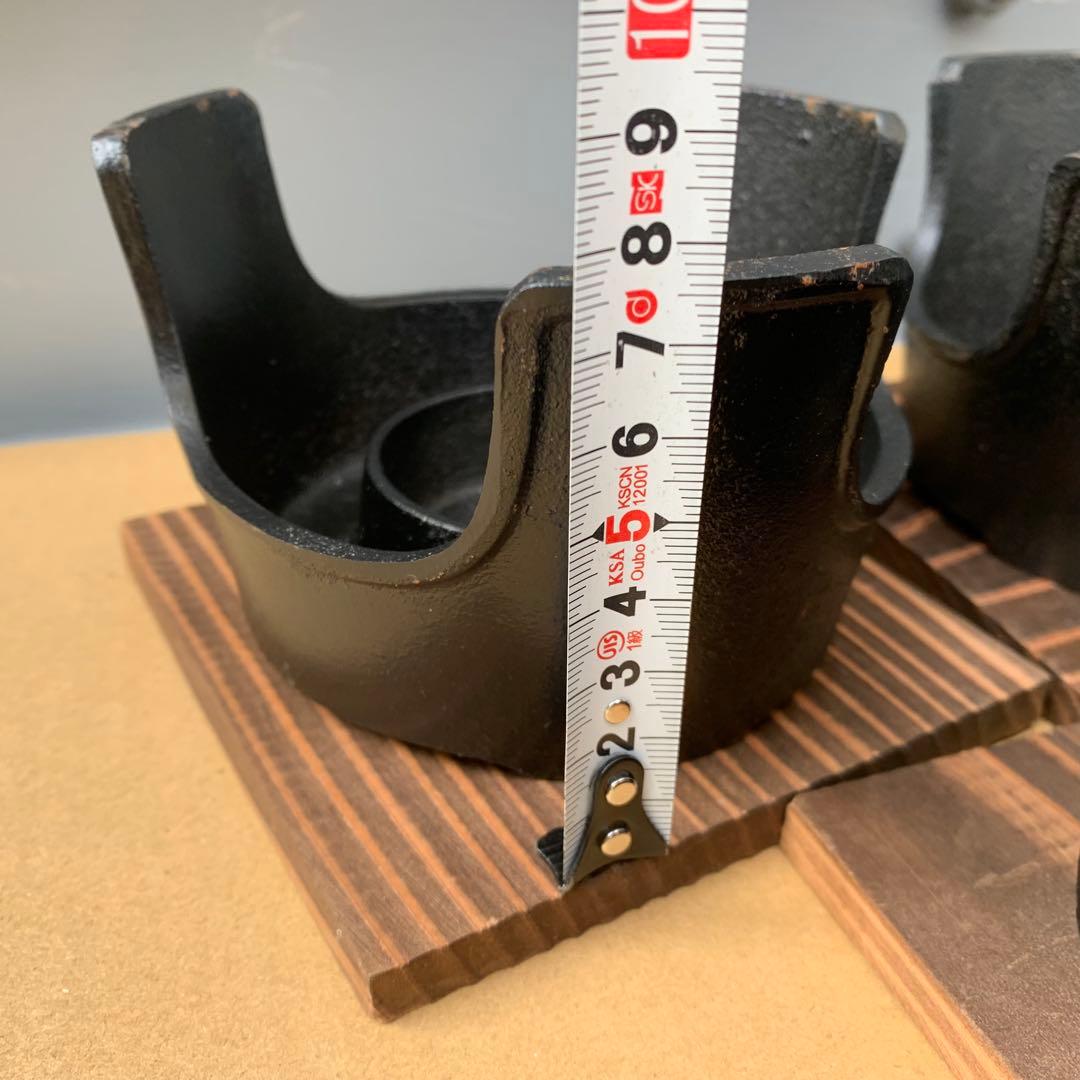 南部鉄器　いろり鍋　コンロセット　5組