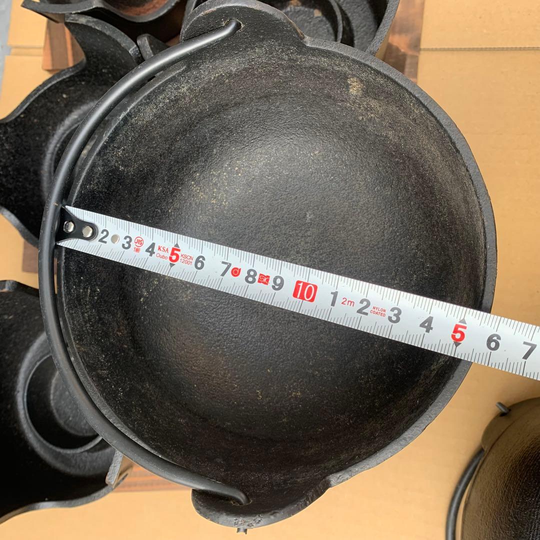 南部鉄器　いろり鍋　コンロセット　5組