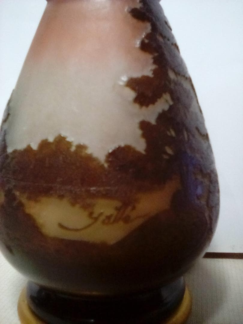 大幅に値下げしました!!!　エミール·ガレの電気スタンド