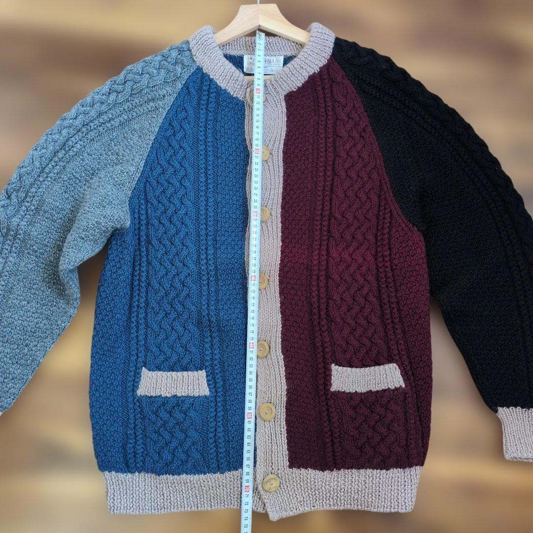 INVERALLAN（インバーアラン）4Aカーディガン　マルチカラー　美品