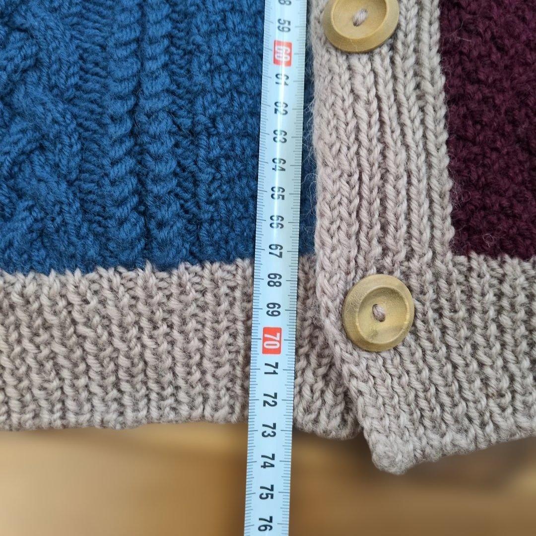 INVERALLAN（インバーアラン）4Aカーディガン　マルチカラー　美品