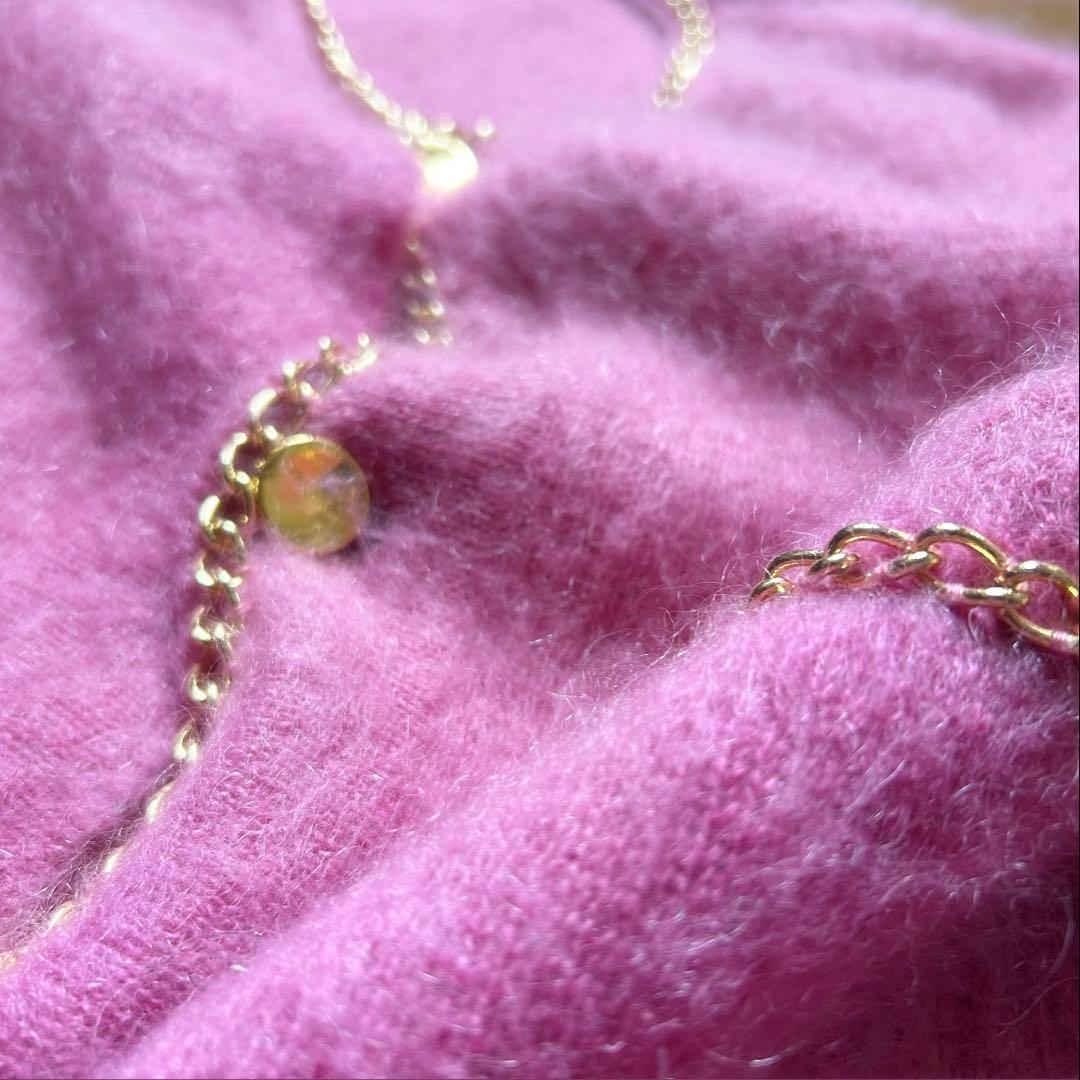 BED j.w. FORD シャネル　チェーンニットカーディガン