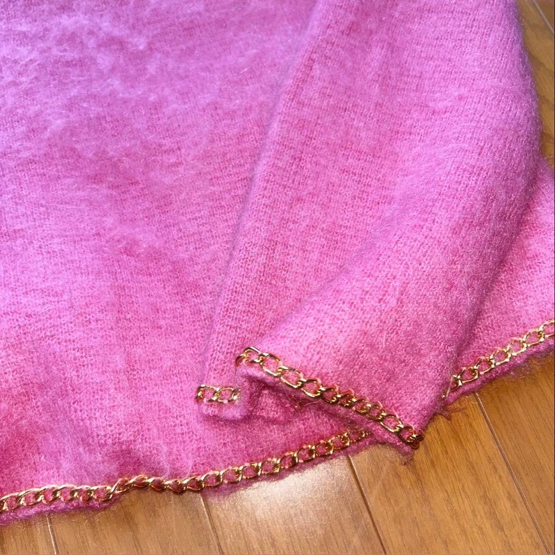 BED j.w. FORD シャネル　チェーンニットカーディガン