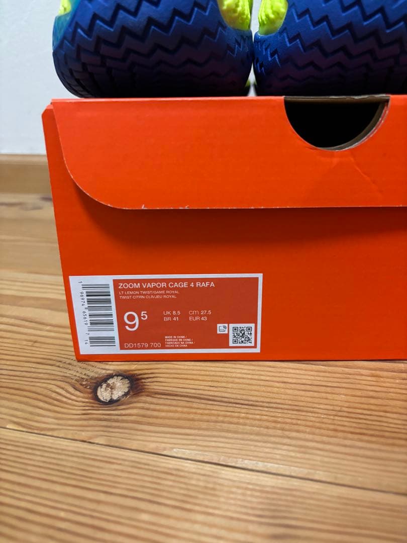 新品未使用　27.5㎝ ナイキ ズーム ヴェイパー ケージ 4 RAFA ナダル