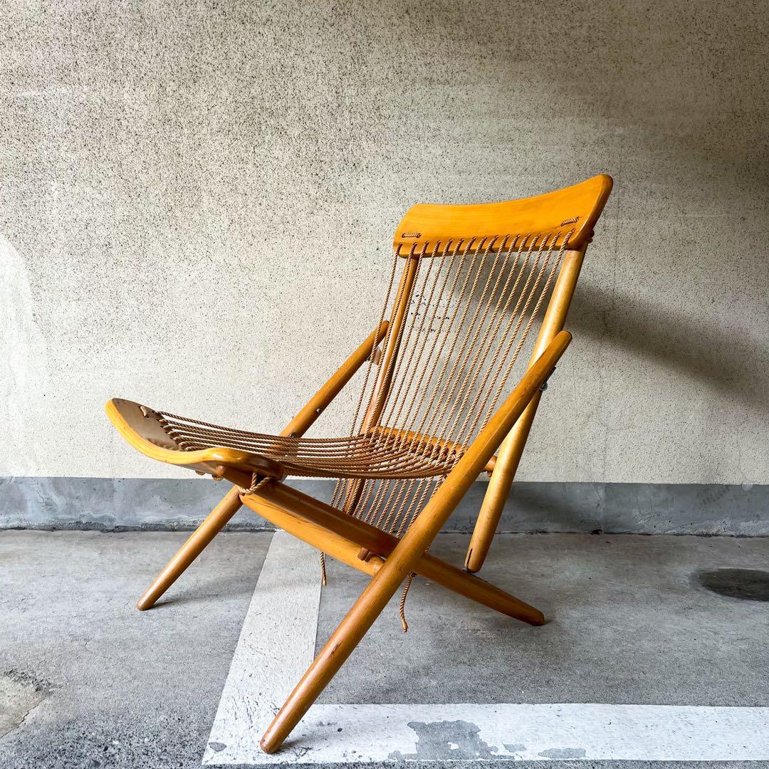 ビンテージオールドマルニ ロープチェア /天童木工プルーヴェハーマンミラー