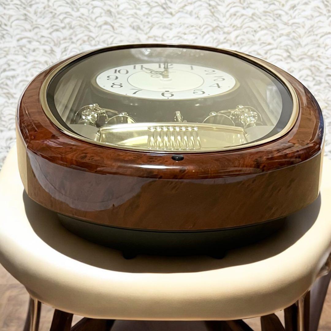 RHYTHM リズム リズム時計 スモールワールド　4MH740 からくり時計