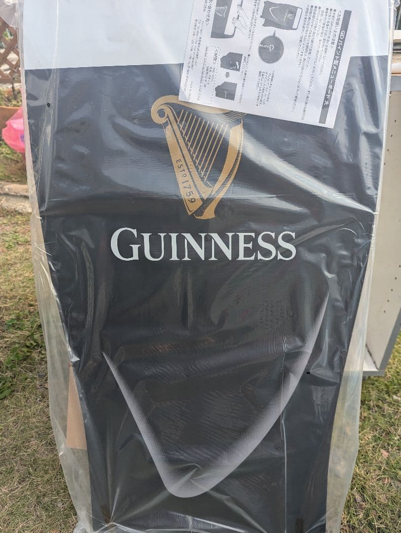 Guinness メニューボード　　看板　未使用