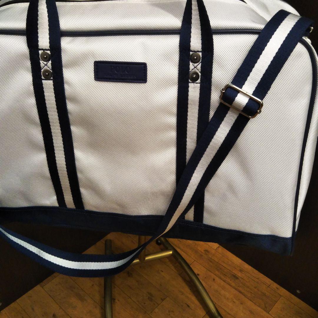 【新品】ポロラルフローレン RLB013 ボストンバッグ ホワイト