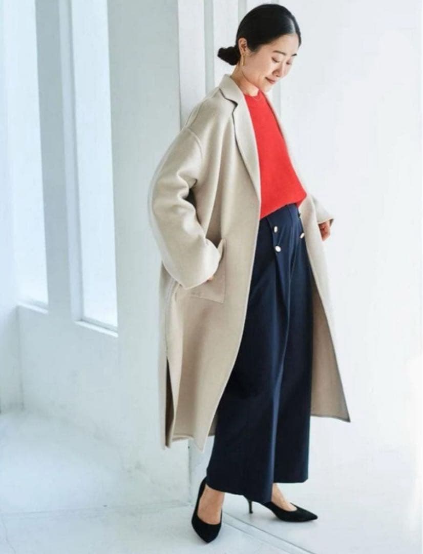 最終セール！新品→半額以下！ le.coeur blanc リバーロングコート