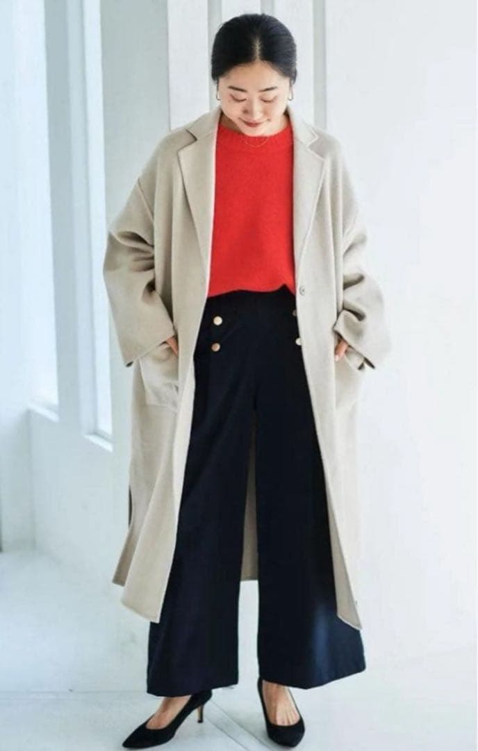 最終セール！新品→半額以下！ le.coeur blanc リバーロングコート