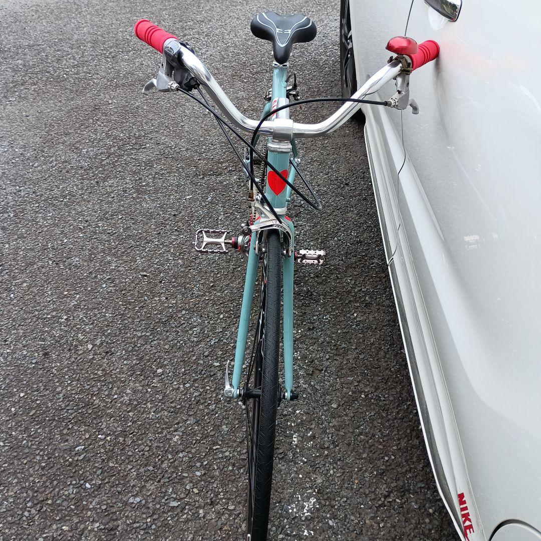 カスタム ロードバイク 水色