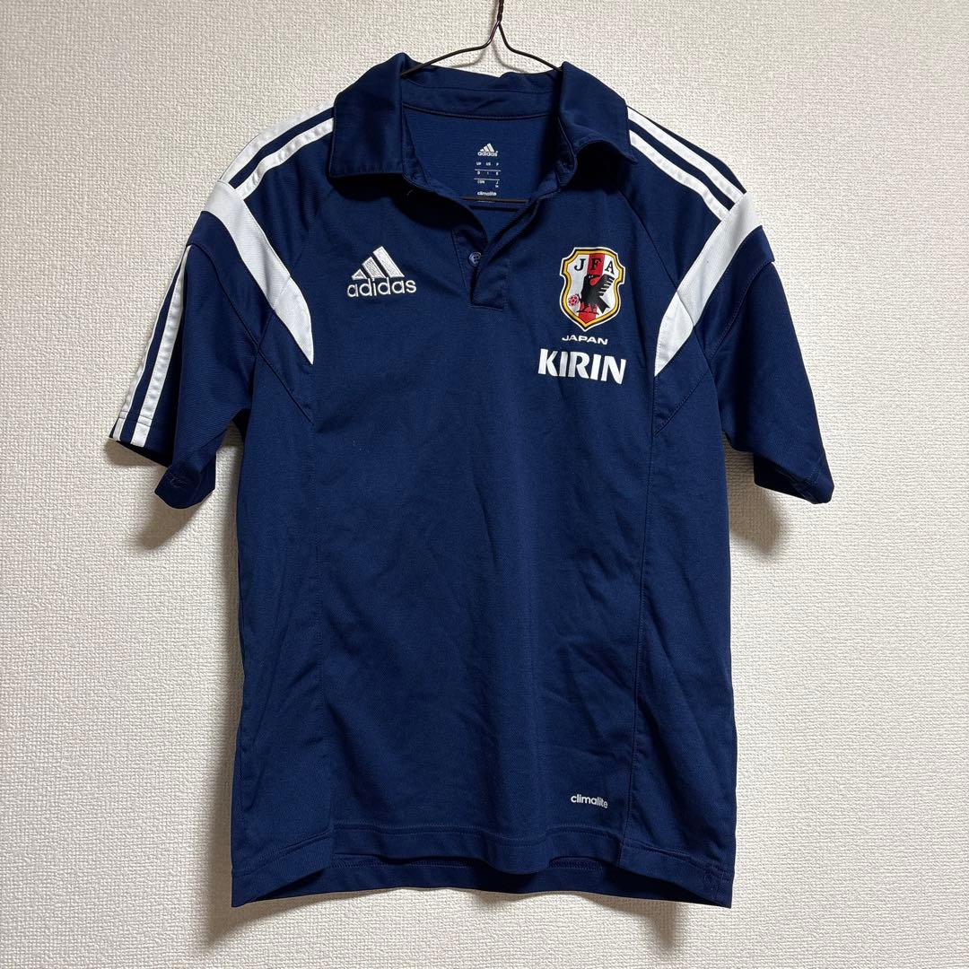 激レア　支給品　非売品　adidas 日本代表 シャツ ネイビー