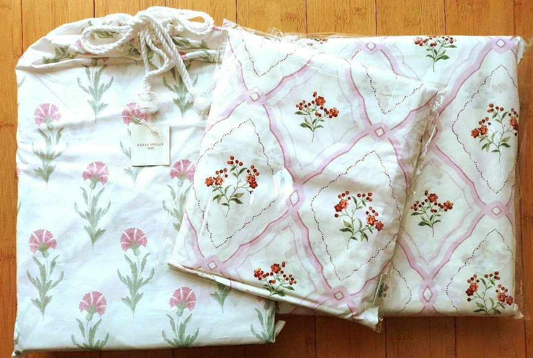 新生活に！ LAURA ASHLEY　 ベッドリネン　シングル３点セット