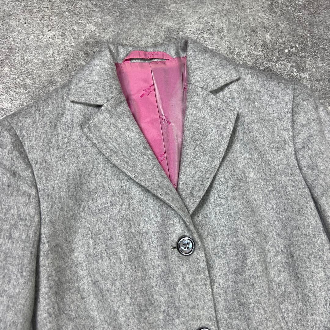 KITON キートン カシミヤ ロングコート グレー レディース