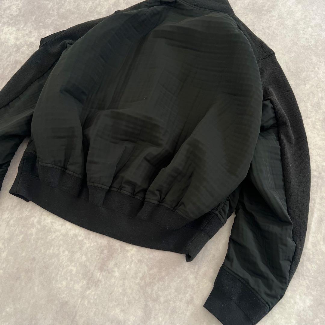 sacai 19AW MA-1 ドッキングジャケット オールブラック 希少