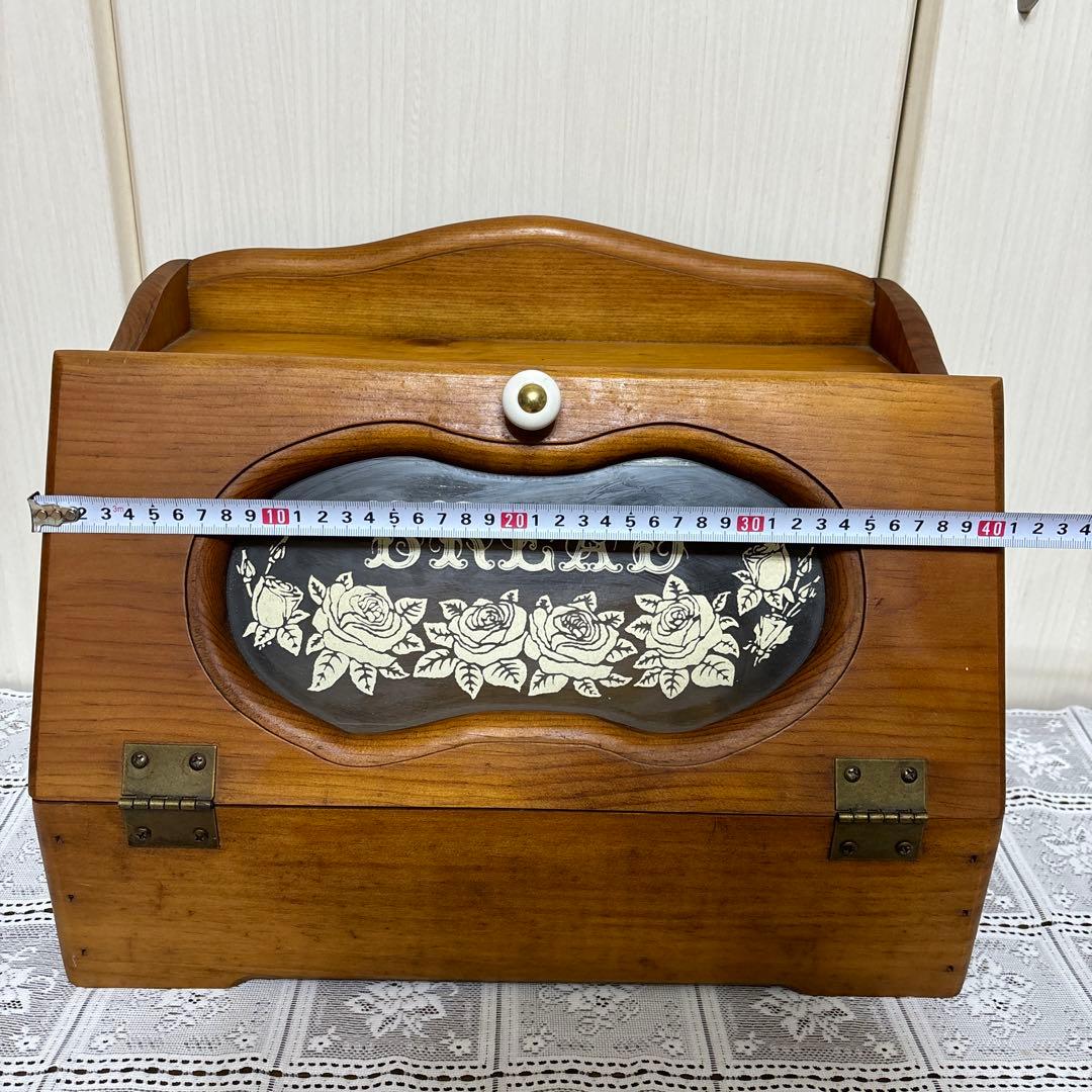 木製ブレッドボックス