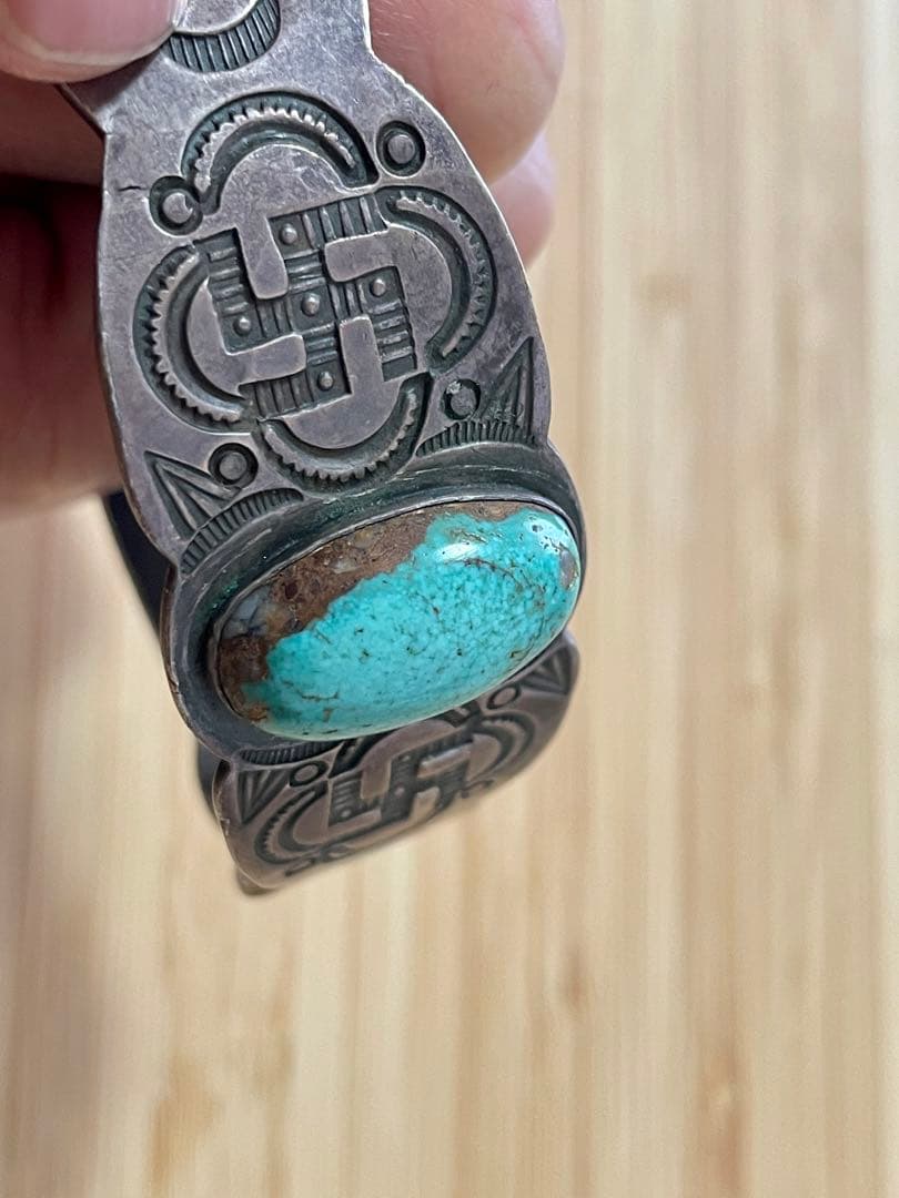 超希少!ナバホVTGバングル1930’s 【FJさん着用品】スワスティカ