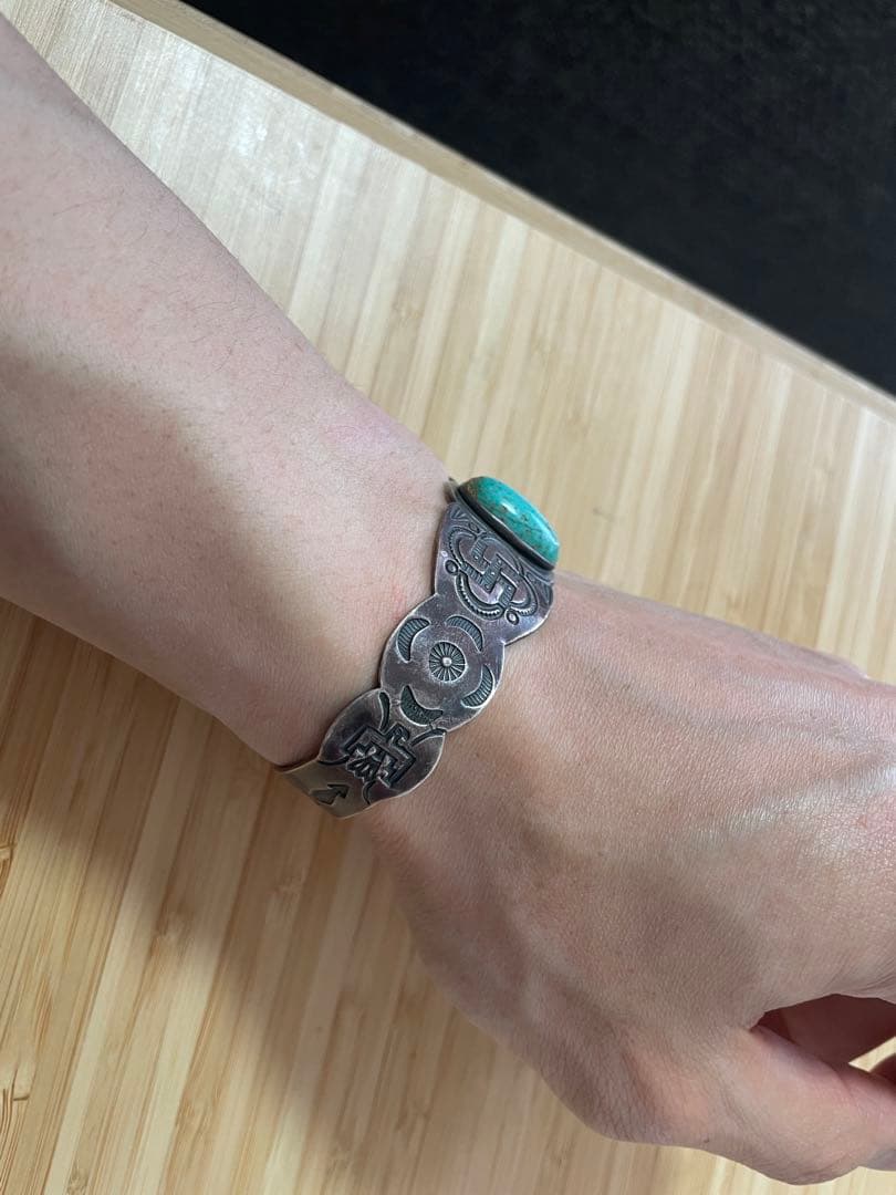超希少!ナバホVTGバングル1930’s 【FJさん着用品】スワスティカ