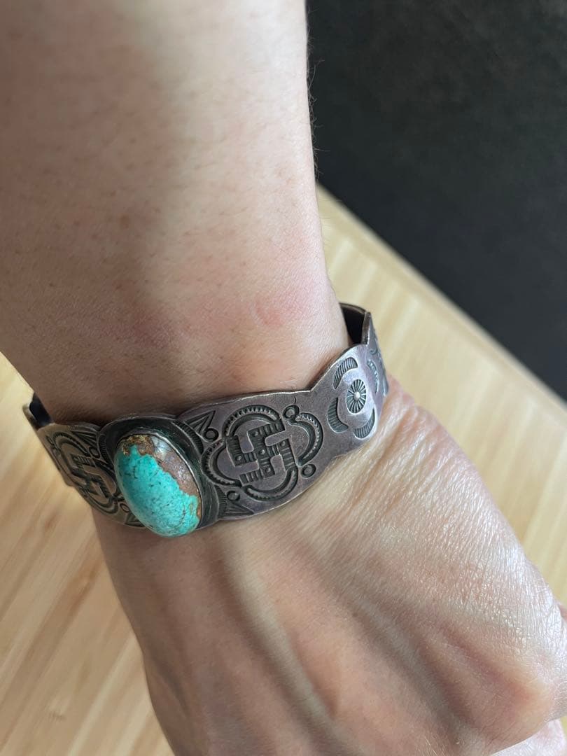 超希少!ナバホVTGバングル1930’s 【FJさん着用品】スワスティカ