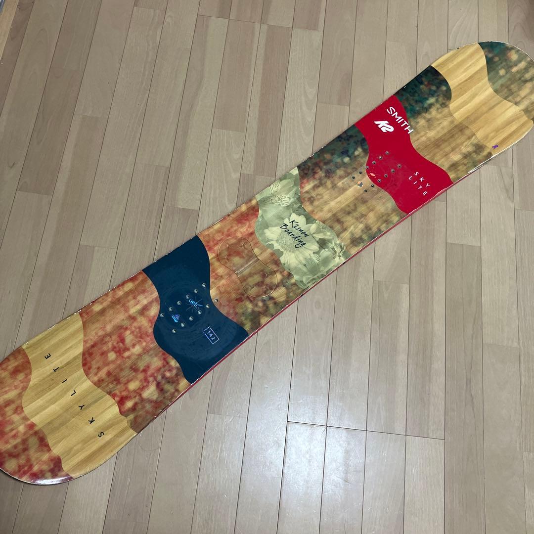 値下げ　K2 スノボ　板　142 SKY LITE ワックス済み