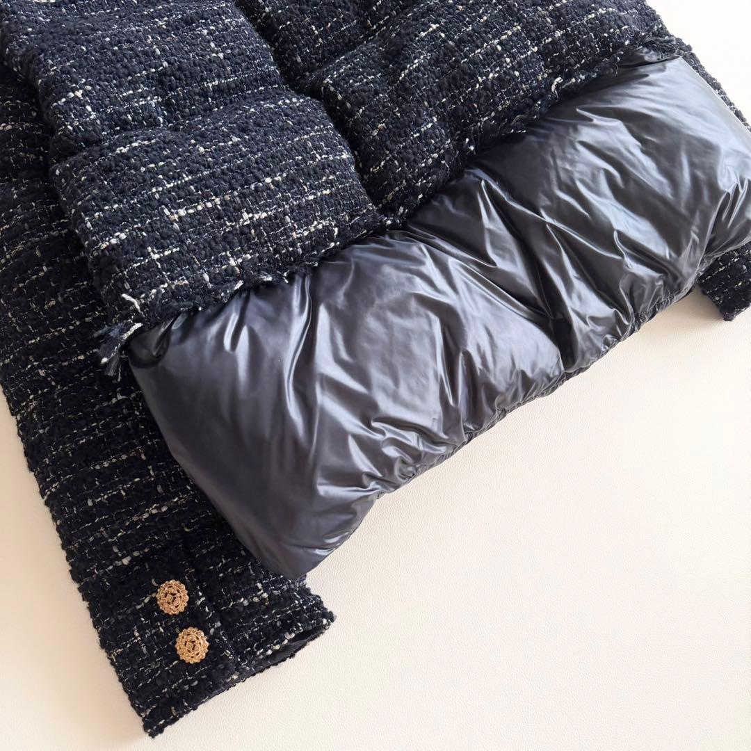 ◾️新品タグ付　HERNO ヘルノ 定価20万以上　ダウン ツィード　ドッキング