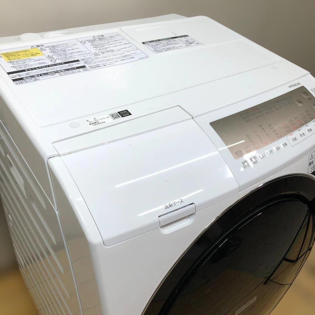 送料無料 日立 ドラム10kg BD-SG100GL 2021年製 251228