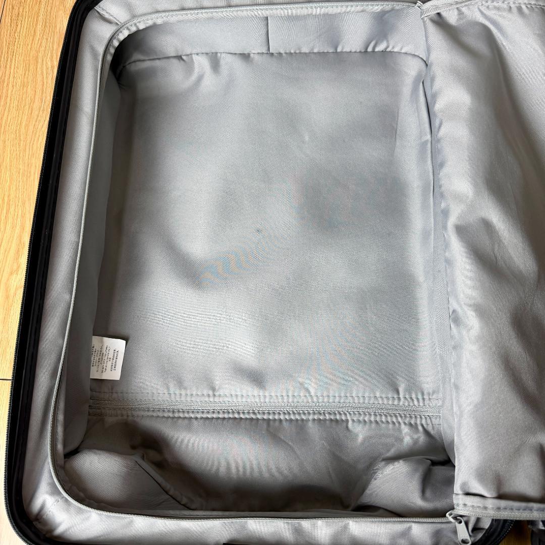 無印良品 バーの高さを自由に調節できるストッパー付き キャリー 35L