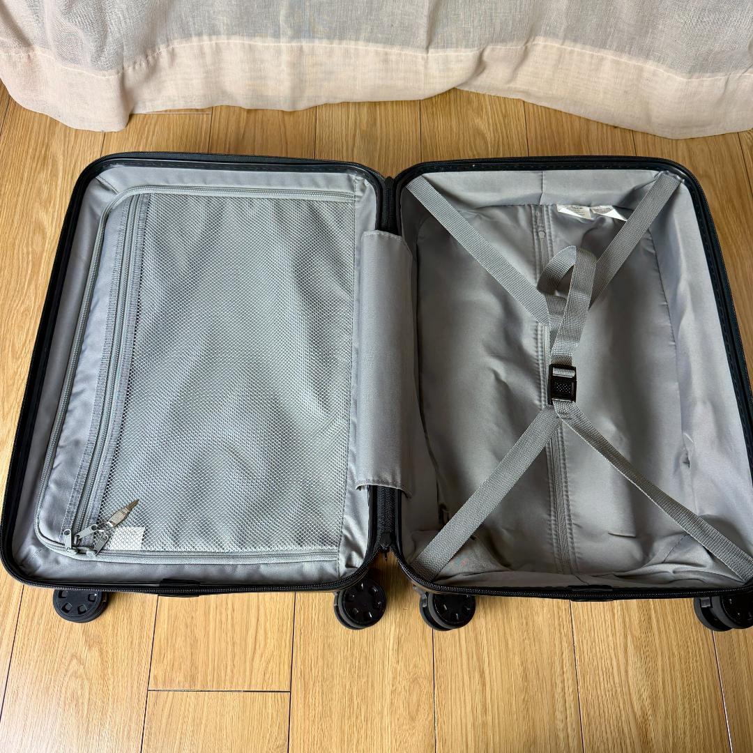 無印良品 バーの高さを自由に調節できるストッパー付き キャリー 35L