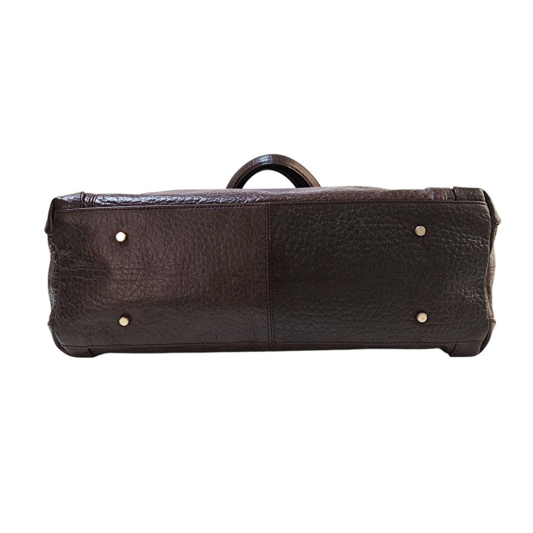 ✨美品アニアリ ダークブラウン レザートートバッグ ビジネス クロコ