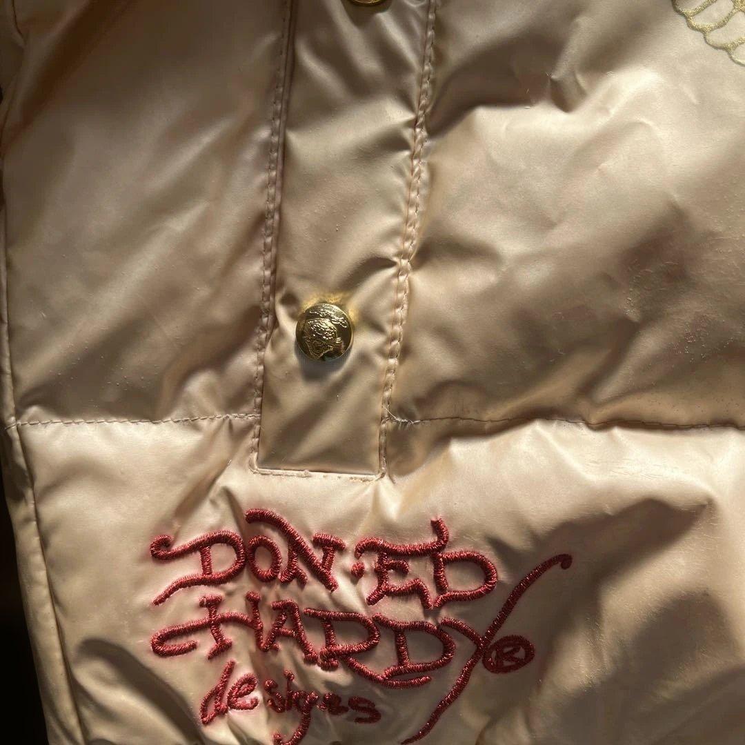 激レアEd Hardy ダウンジャケット　染み抜きクリーニング代値下げ済み