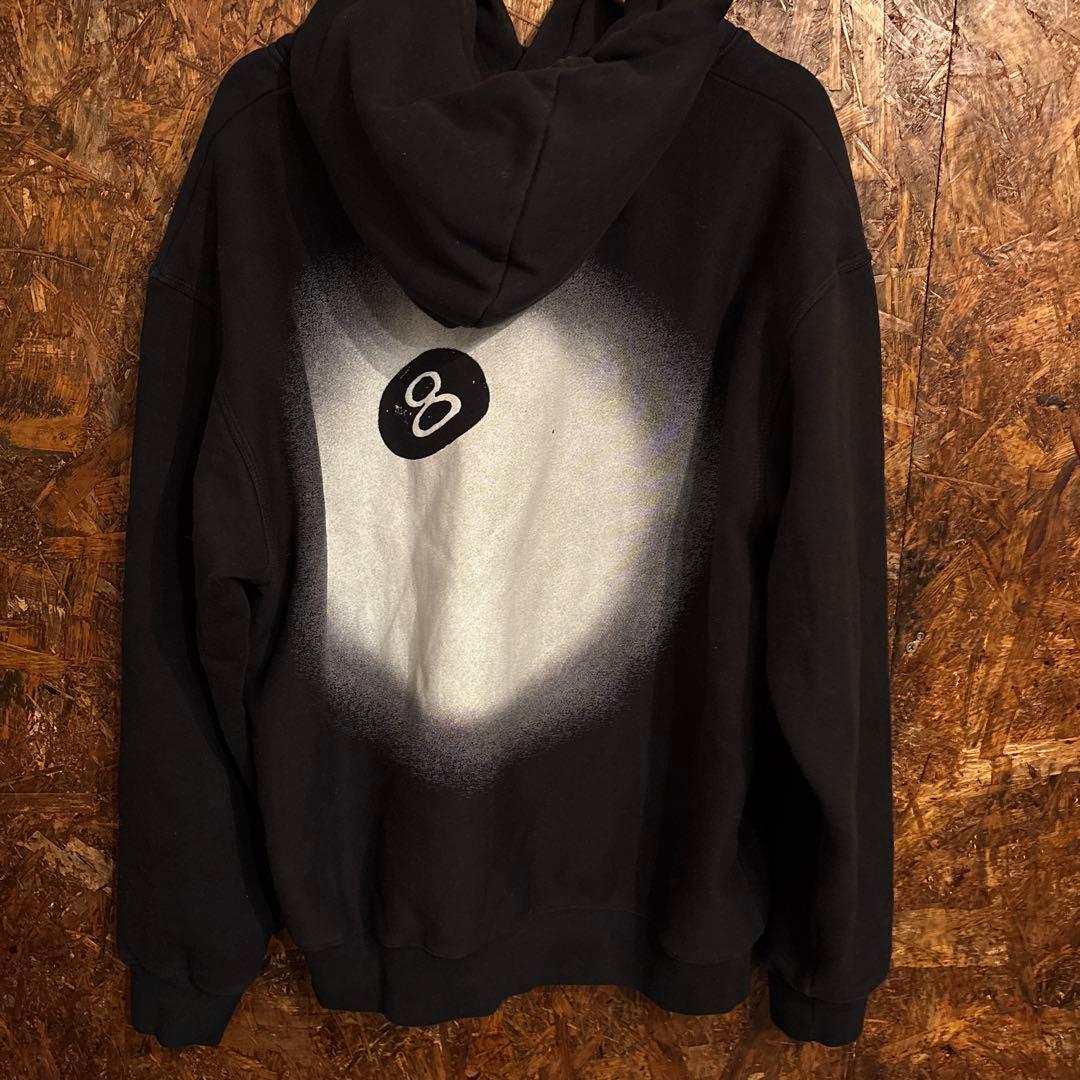 Stussy 8 Ball Fade Hoodie Black Mサイズ