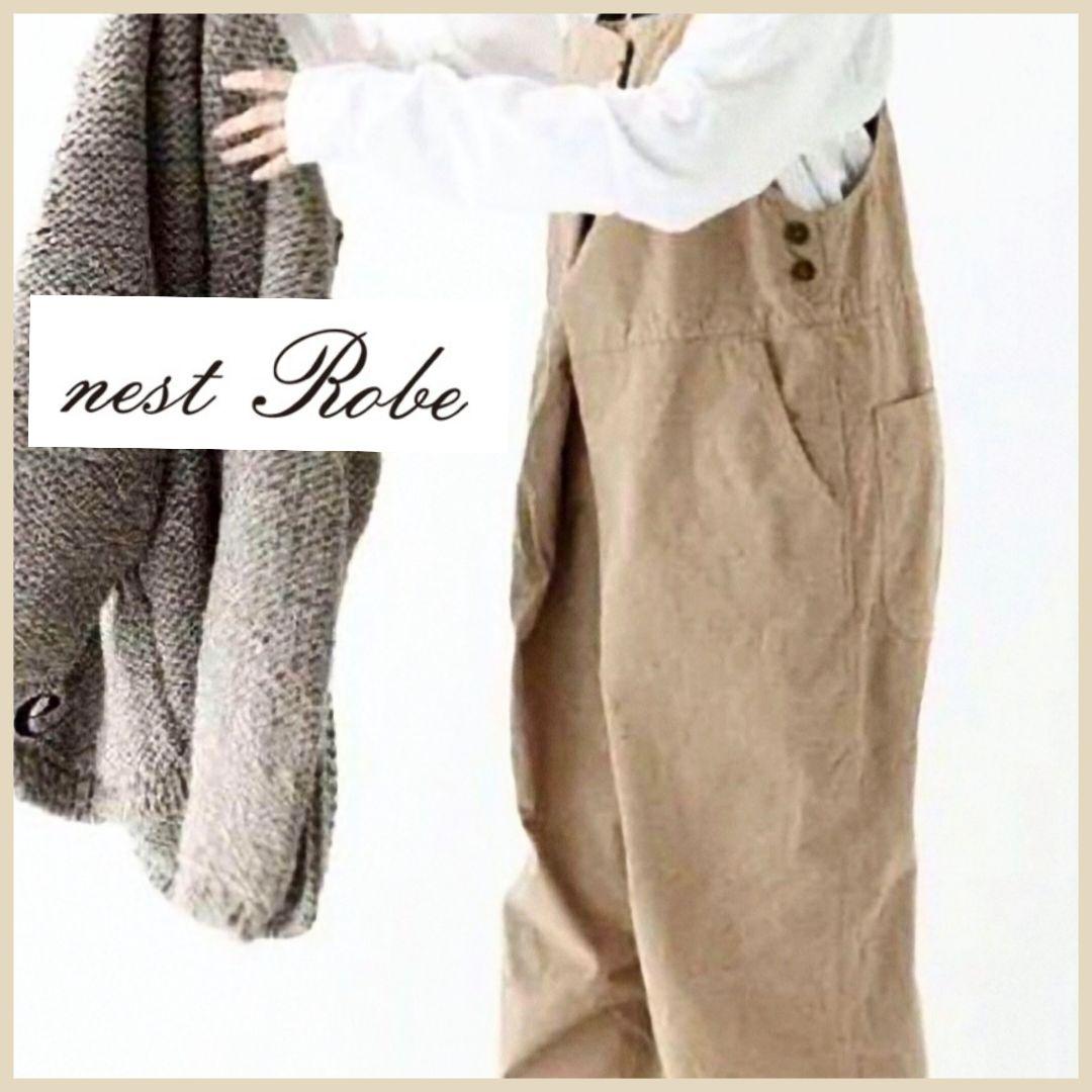 ala様 nest Robe ネストローブ❦サロペット チノフロントホック